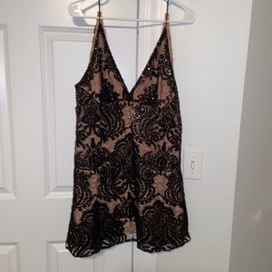 Free People Night Shimmers Mini Dress